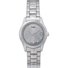 Timex Women's T2m558 Classic Silver-tone Dress Stainless Steel Bracelet Watch
