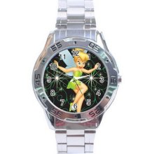 Tinker Bell Stainless Steel Analogue Watch For Men Fashion Gift Hot