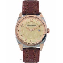 Tommy Bahama Mens Cubanito Watch Pineapple Dial Two-Tone TB1187