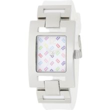 Tommy Hilfiger 1781066 Fashion TH Logo White Silicon Women's Watch