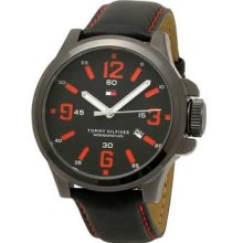 Tommy Hilfiger Mens Watch 1790626 Quartz With Analogue Black Dial