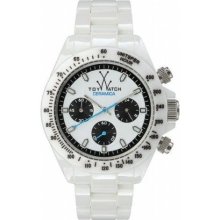 Toy Watch Ceramica Chronograph White Ceramic Unisex Watch CM03WH ...