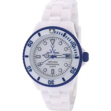 Toy Watch Fluo Aluminum And Plasterami White And Blue Unisex Watch Fla02whbl