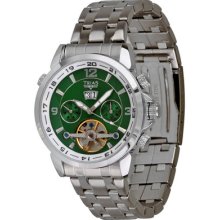 Trias Green Dial, Automatic Calendar Watch Model Aerostar, Ø42 Mm Or 1.65 Inch