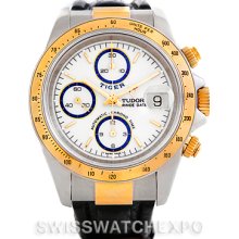 Tudor Tiger Woods Chronograph Steel and 18 Yellow gold 79263