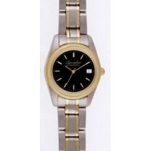 Tyler Ladies` Brushed & Polished Stainless Steel 2-tone & Silver-tone