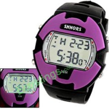Unisex Men's Women's Digital Sports Watch + EL Light