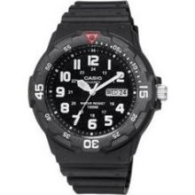 unisex MRW200H-1BVCFMns Dive Watch Black Black analog dial Calen ...