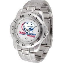 University of South Alabama Men's Stainless Steel Logo Watch