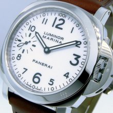 Unworn Panerai 44 Mm Steel Luminor Marina Pam 113 Pam 00113