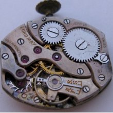 Used Peseux 160 Watch & Dial Movement 17 Jewels For Parts ...
