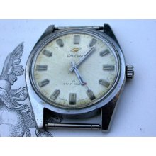 Very nice vintage swiss watch enicar man wrist watch in good working condition Stainless Steel wrist watch