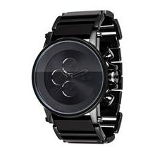 Vestal Plexi Acetate Watch - Black / Black / Black / Minimalist
