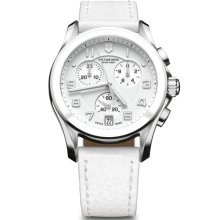 Victorinox Swiss Army Chrono Classic White Dial Women's Watch #241500