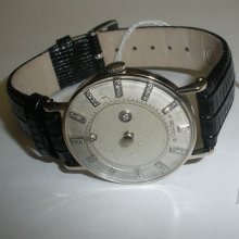 Vintage 14k Vacheron & Constantin Le Coultre Diamond Face Mystery Watch