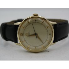 Vintage 1950's Omega 14k Solid Gold Automatic Watch