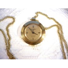 Vintage ladies mechanical deco pendant watch from germany