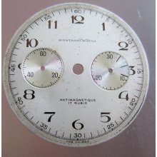 Vintage Landeron Chronograph Dial For Montagne Watch