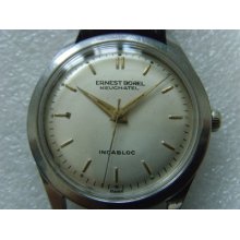 Vintage Swiss Ernest Borel 17j Manual Watch