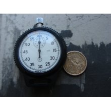 Vintage Working Plastic case chronometer Agat / Special military Soviet army mechanical stopwatch agat
