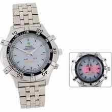 WEDE LED Diving Sports Watch (White)