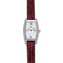 White Gold Watches - 14k Euro Geneve Watch White Gold 0.28cts. diamonds