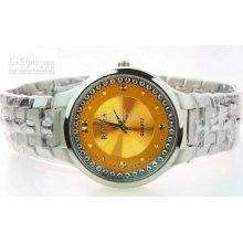 Wholesale---5pcs Quartz Watch Man Steel Band Gift Table 119047