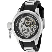 Women's Russian Diver Mechanical Black Polyurethane & SS