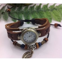 Wristwatches Handmade Wrist Watch Flower Shape Vintage Ladies Girls Womens Mens