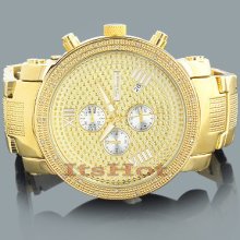 Yellow Gold Tone JoJino Diamond Mens Watch 0.25ct