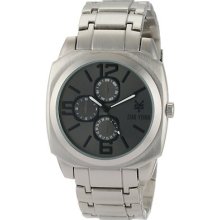 Zoo York Mens Zy1043 Spring 2011 Matte Silver Square Case Watch