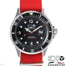 3 H ITALIA OCEANDIVER Collection Made in Italy Brand New Gentlemens Date Automatic Watch