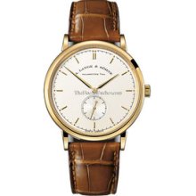 A. Lange & Sohne Saxonia Yellow Gold Watch 216.021