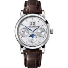 A. Lange & Sohne Saxonia Annual Calendar White Gold Watch 330.026