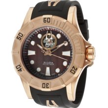 Accutron by Bulova Watches Men's Kirkwood Automatic Brown Dial Black R