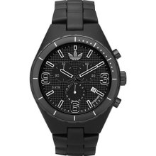 Adidas Chronograph Cambridge Black Nylon Plastic Mens Watch