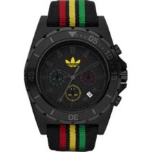 Adidas Men's Chronograph Rasta Canvas ADH2668 Watch