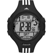 adidas Performance 'adiPower' Digital Sport Watch, 50mm Black/ White