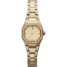 Ainsley Micro Gold-Tone Bracelet Watch