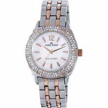 AK Anne Klein SwarovskiÂ® crystals Mother-of-pearl Dial Women's watch #10/9601MPRT