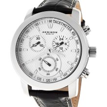 Akribos XXIV Coronis Men's Chronograph Quartz Strap Watch