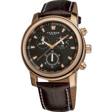 Akribos XXIV Men's Coronis Stainless Steel Chronograph Watch