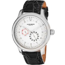 Akribos XXIV Men's Paros Automatic Multifunction Strap Watch