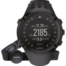 Ambit HR Altimeter Watch Black, One Size - Good