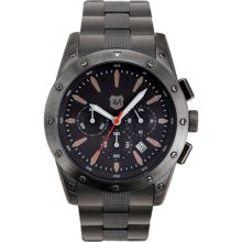 Andrew Marc Men's Heritage Racer Gunmetal Chronograph Watch