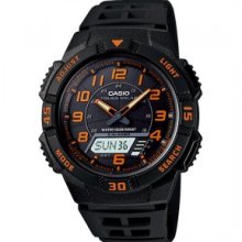 AQ-S800W AQ-S800W-1B2 Casio Neobrite Analog Digital World Time Watch