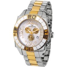 Aquasiss 62XGB002 Swissport Diamond Men's Chronograph Watch Two Tone