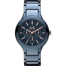 Armani Exchange Blue Steel Watch AX5134