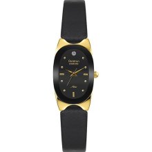 Armitron Women's Black Diamond-Accent Dress Watch