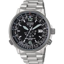 AS2020-53E -Citizen Promaster Eco-Drive Radio Controlled Nighthawk Pilots Watch